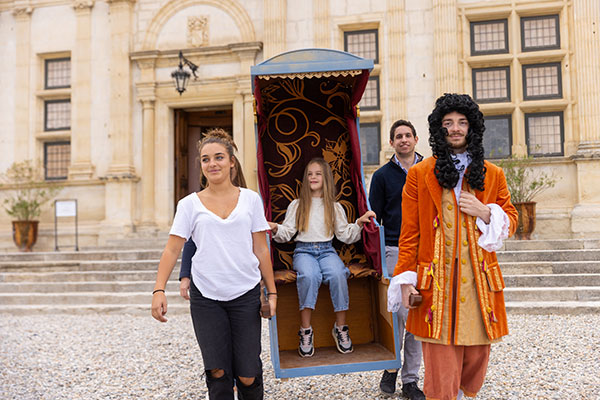 Outside of the Château de Grignan